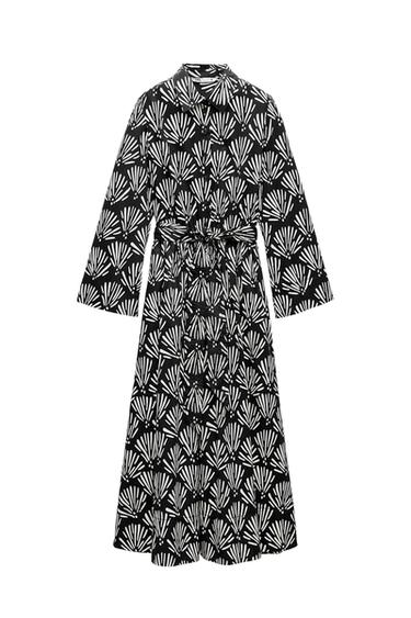 ZW COLLECTION PRINT SHIRT DRESS