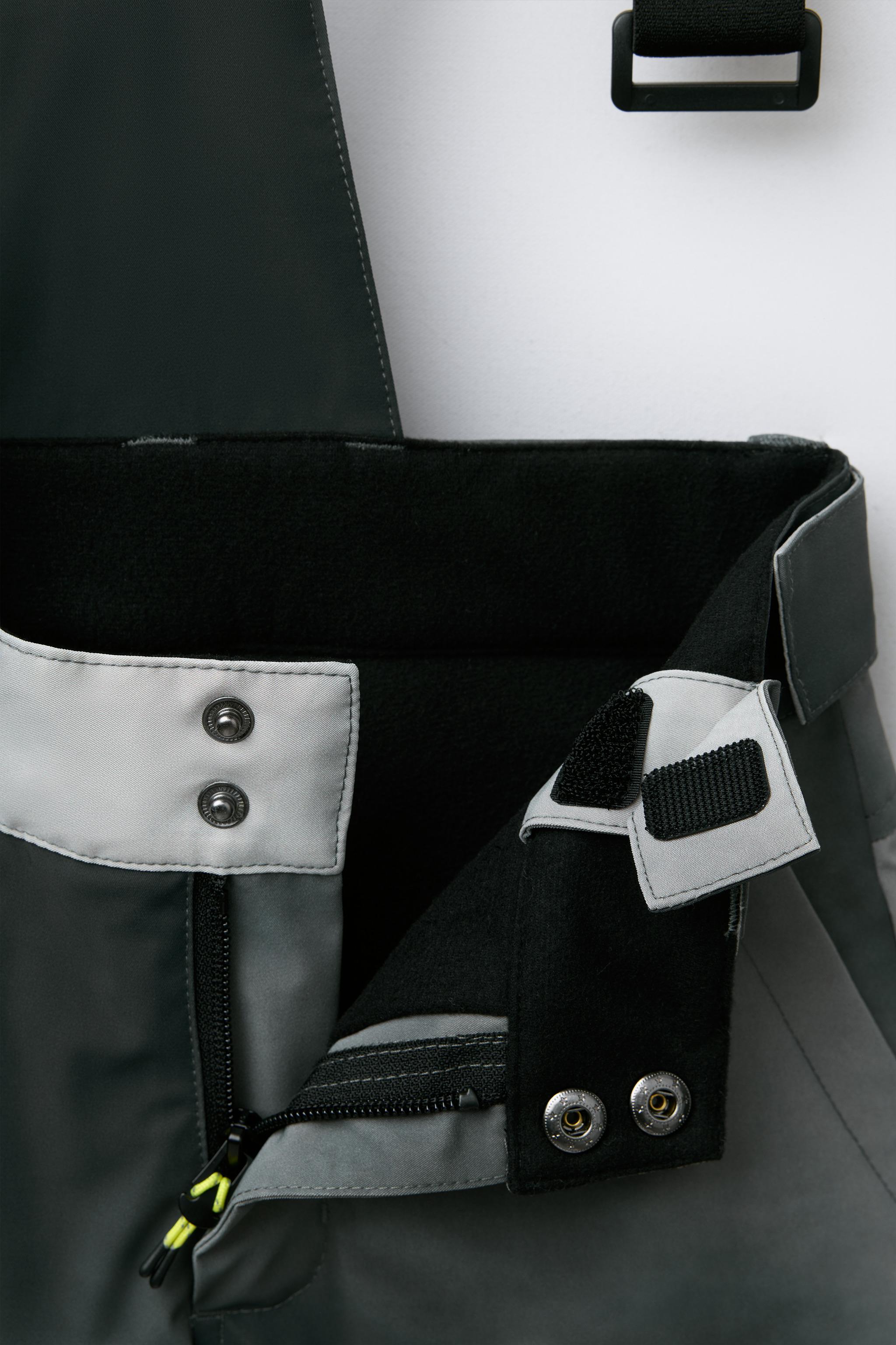 TIE-DYE WATER RESISTANT AND WINDPROOF BIB PANTS RECCO® SYSTEM SKI COLLECTION