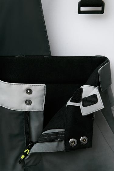 TIE DYE WATER-RESISTANT AND WINDPROOF BRACE TROUSERS RECCO® SYSTEM SKI COLLECTION - Grey by Zara - Image 3