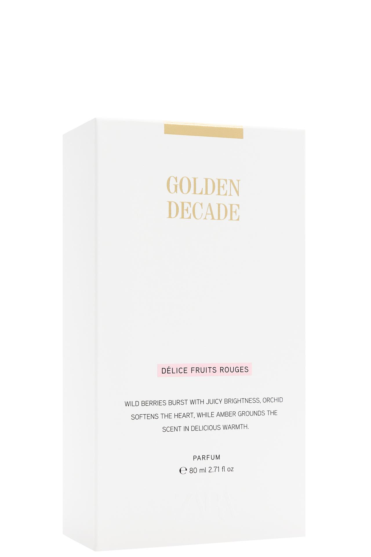 GOLDEN DECADE DÉLICE RED FRUITS PARFUM 80 ML (2.72 FL. OZ) — TINTED LEATHER