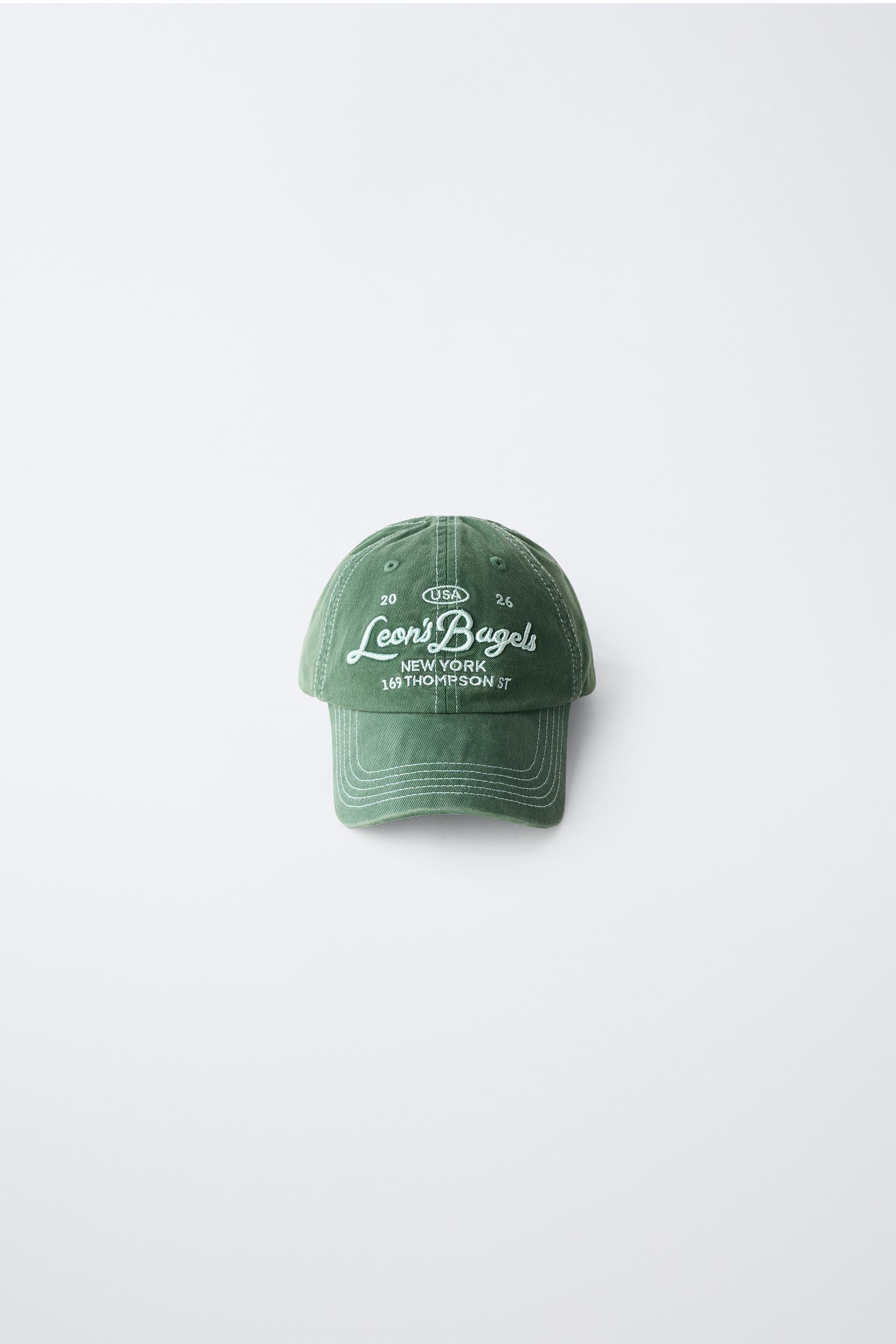 LEON'S BAGELS ® EMBROIDERED WASHED CAP