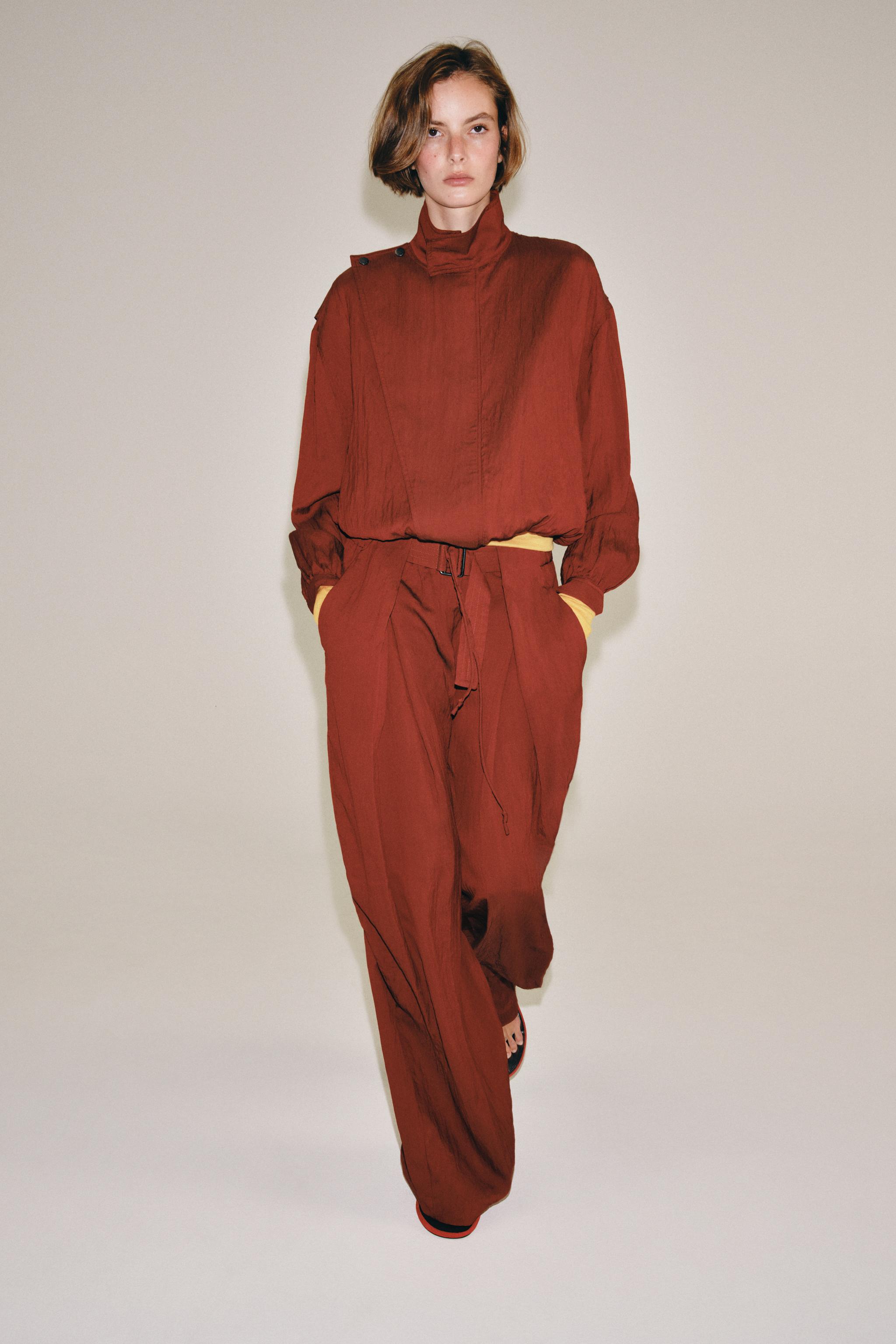Женские куртки Zara ZW COLLECTION WRAP JACKET — фото 3