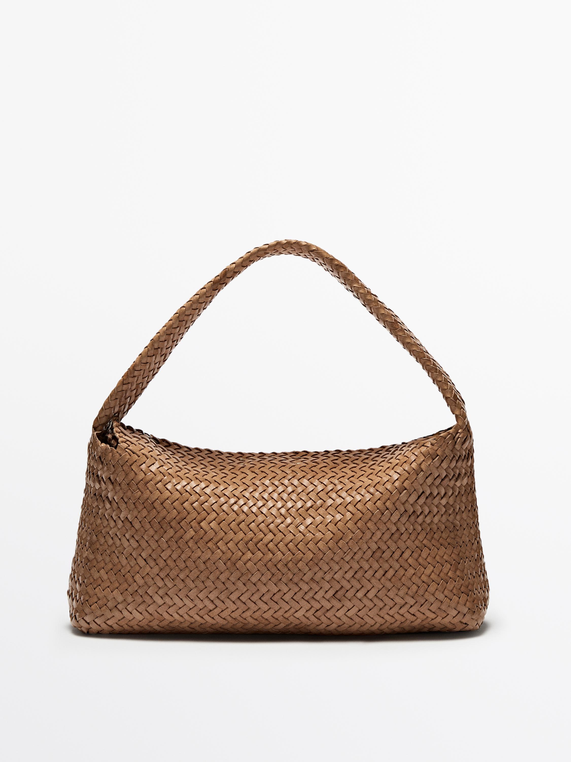 Zara cheap woven bag