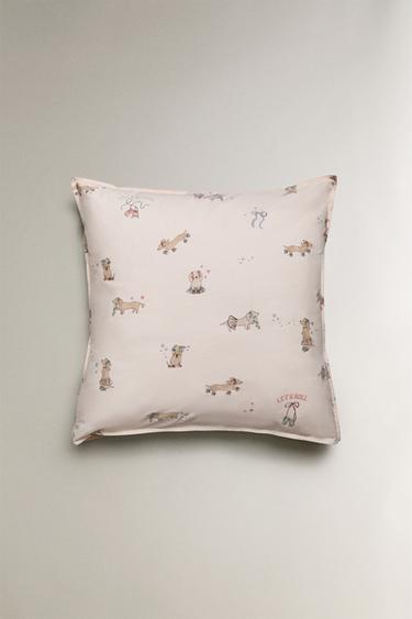 CHILDREN'S SKATER DOG PILLOWCASE - Multicoloured by Zara - Image 2