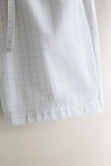 CHECKED SHORTS - Oyster-white by Zara - Image 2
