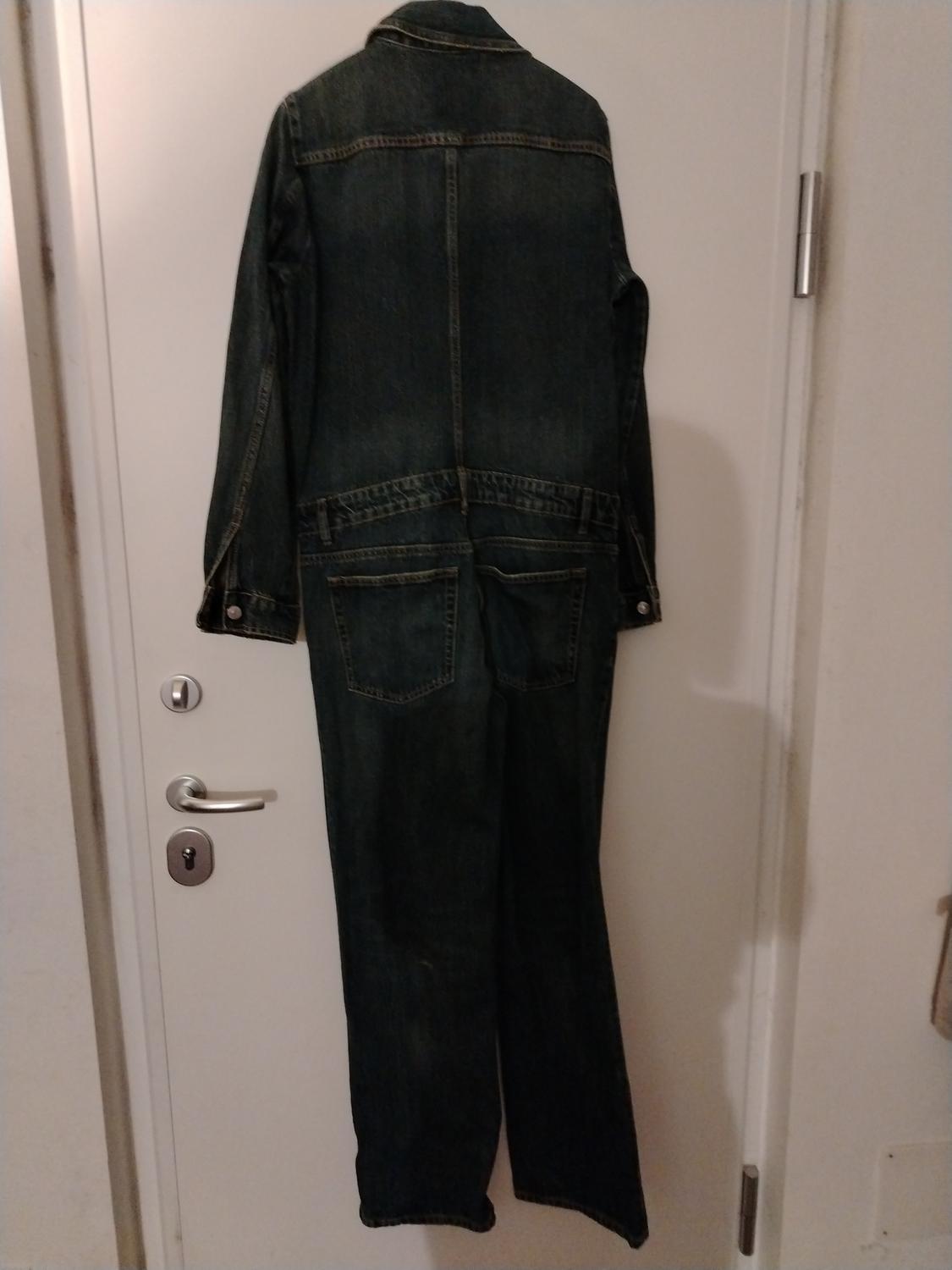 STRAIGHT TRF DENIM JUMPSUIT - Image 2