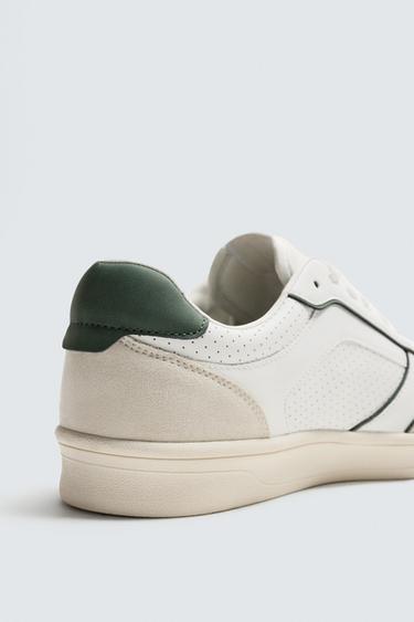 TRAINERS WITH CONTRAST SOLE - White by Zara - Image 6
