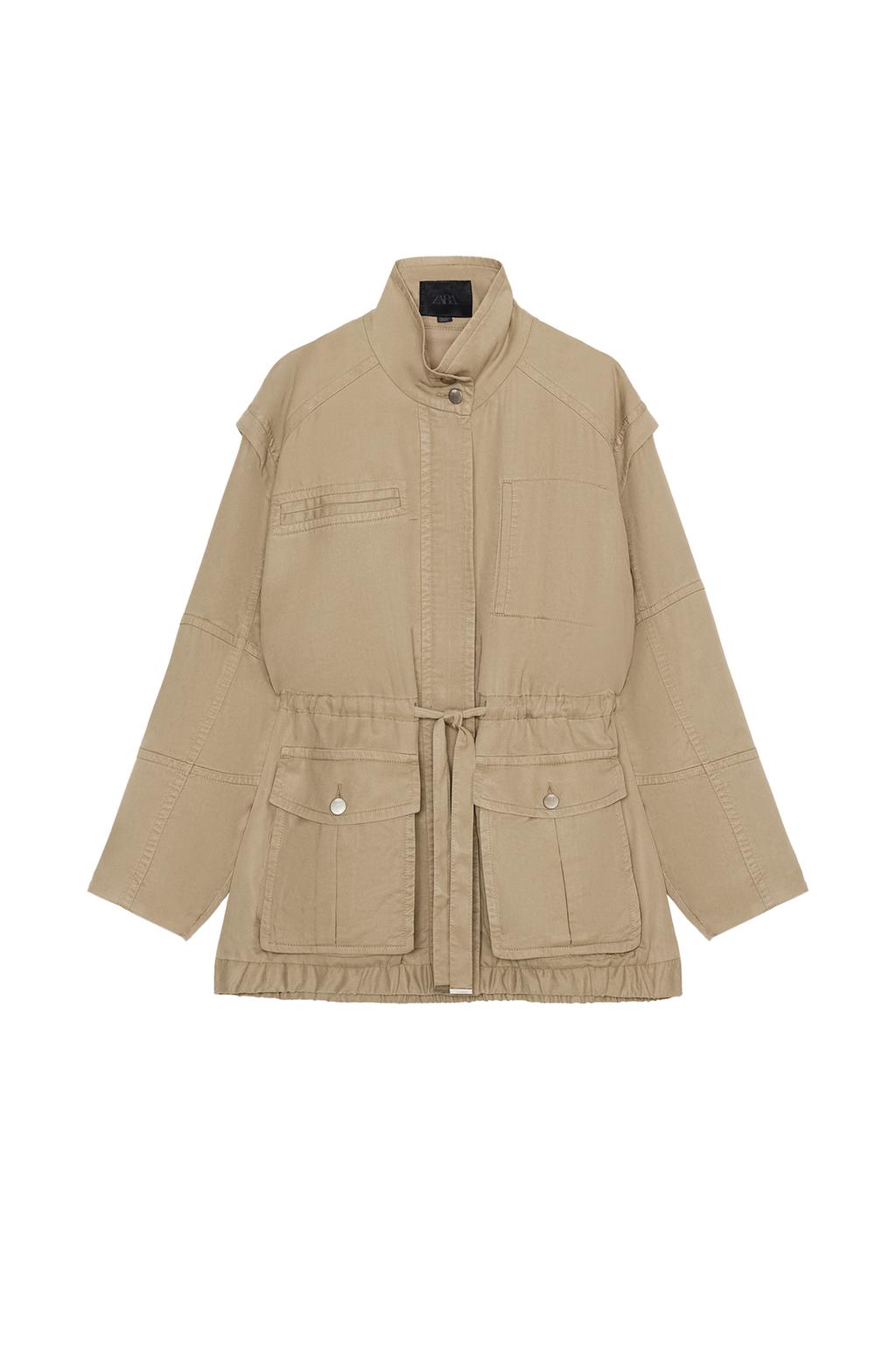 LONG HIGH COLLAR JACKET - image 3
