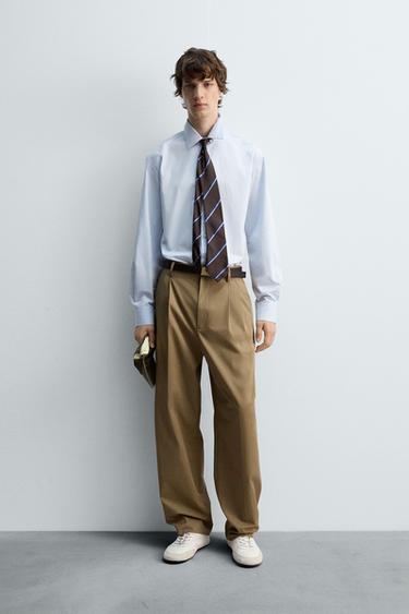 LIMITED EDITION REGULAR FIT SHIRT - Sky blue by Zara