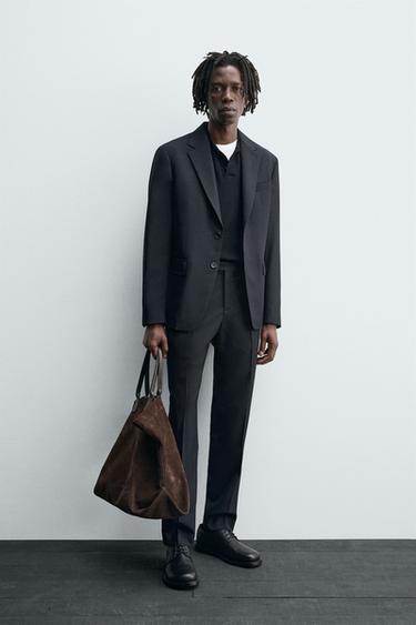 100% WOOL SUIT - RED by Zara - Image 0