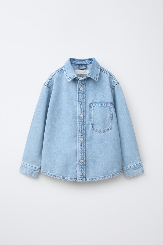 KËMISHË DENIM - E kaltër nga Zara - Imazh 0