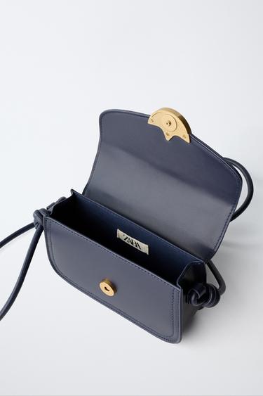 UMHÄNGETASCHE MIT DETAIL - Blau von Zara
