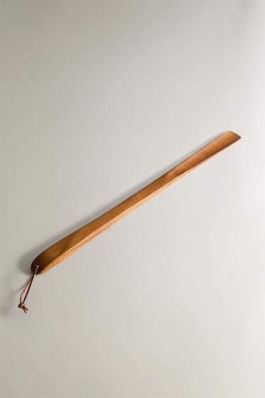 EXTRA-LONG ACACIA WOOD SHOEHORN - Light beige by Zara - Image 1