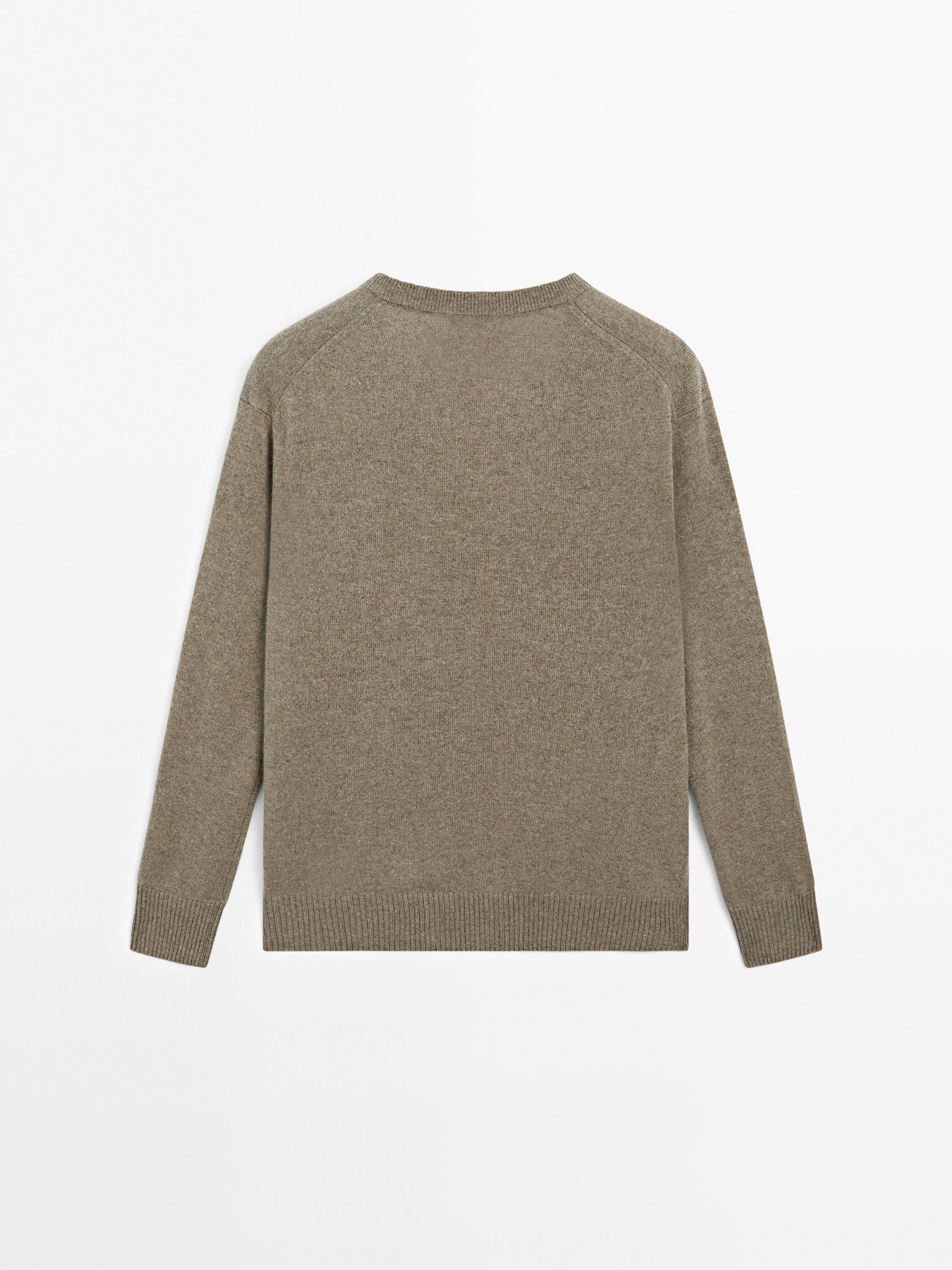 Pull en maille 100 % cachemire à col V