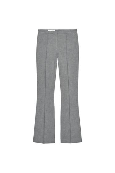 FLARED TROUSERS WITH SEAM