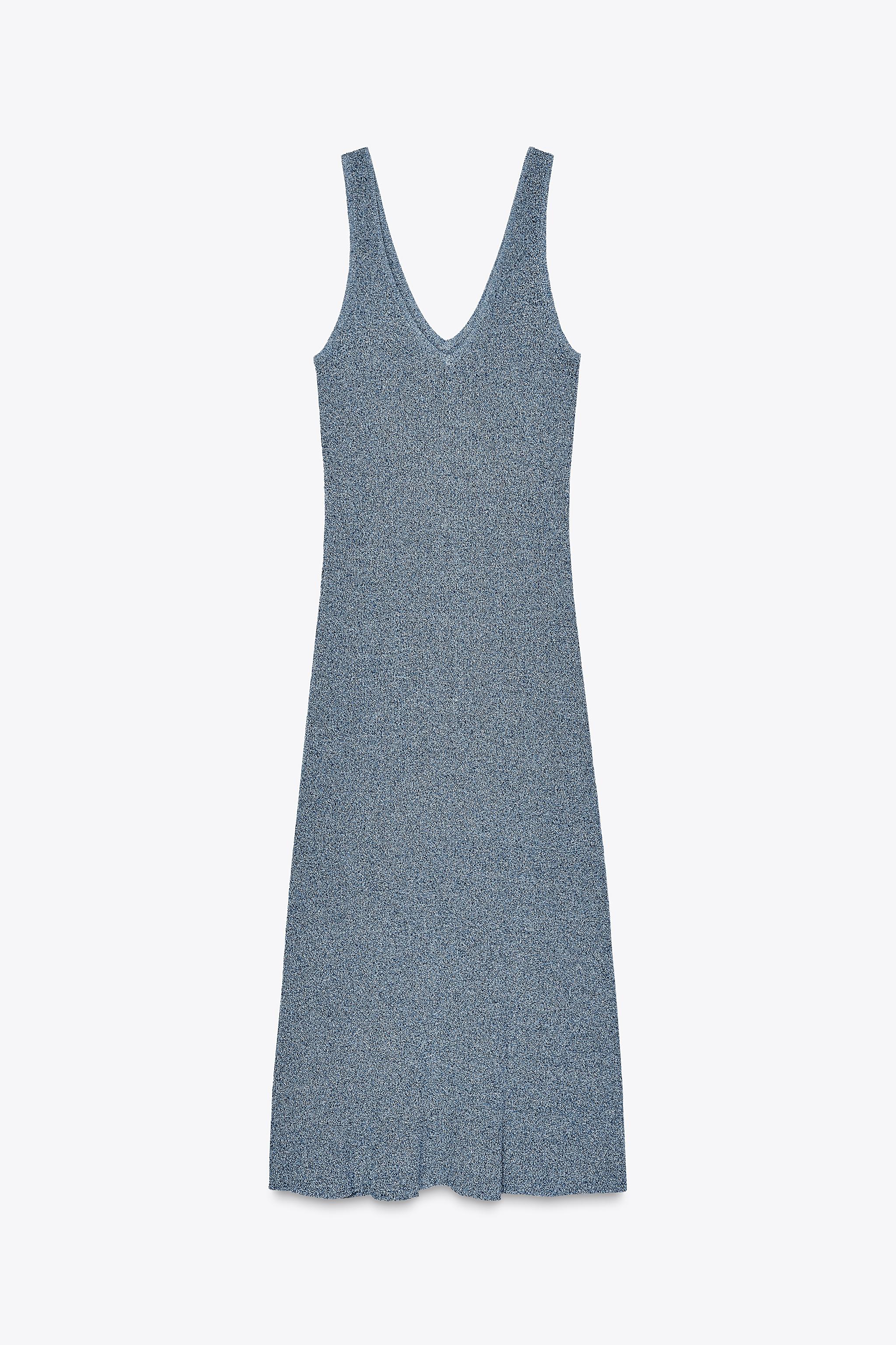 【ZARA】ストライプ ミディワンピース | 8779/160/070 ZARA ストライプ ミディワンピース | 8779/160/070 (ZARA