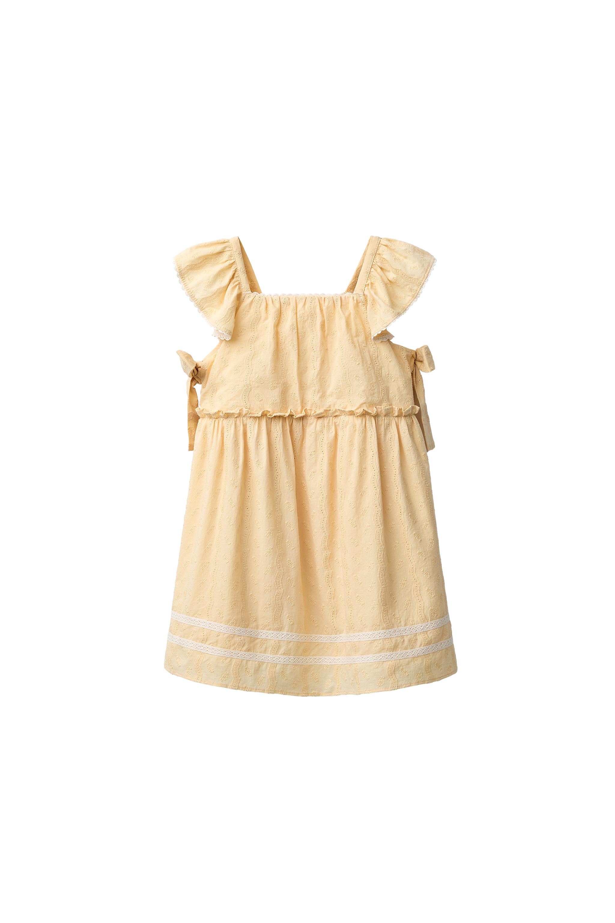 zara mustard lace dress Zara Women Mustard Yellow Lace Shift Dress SZ Med