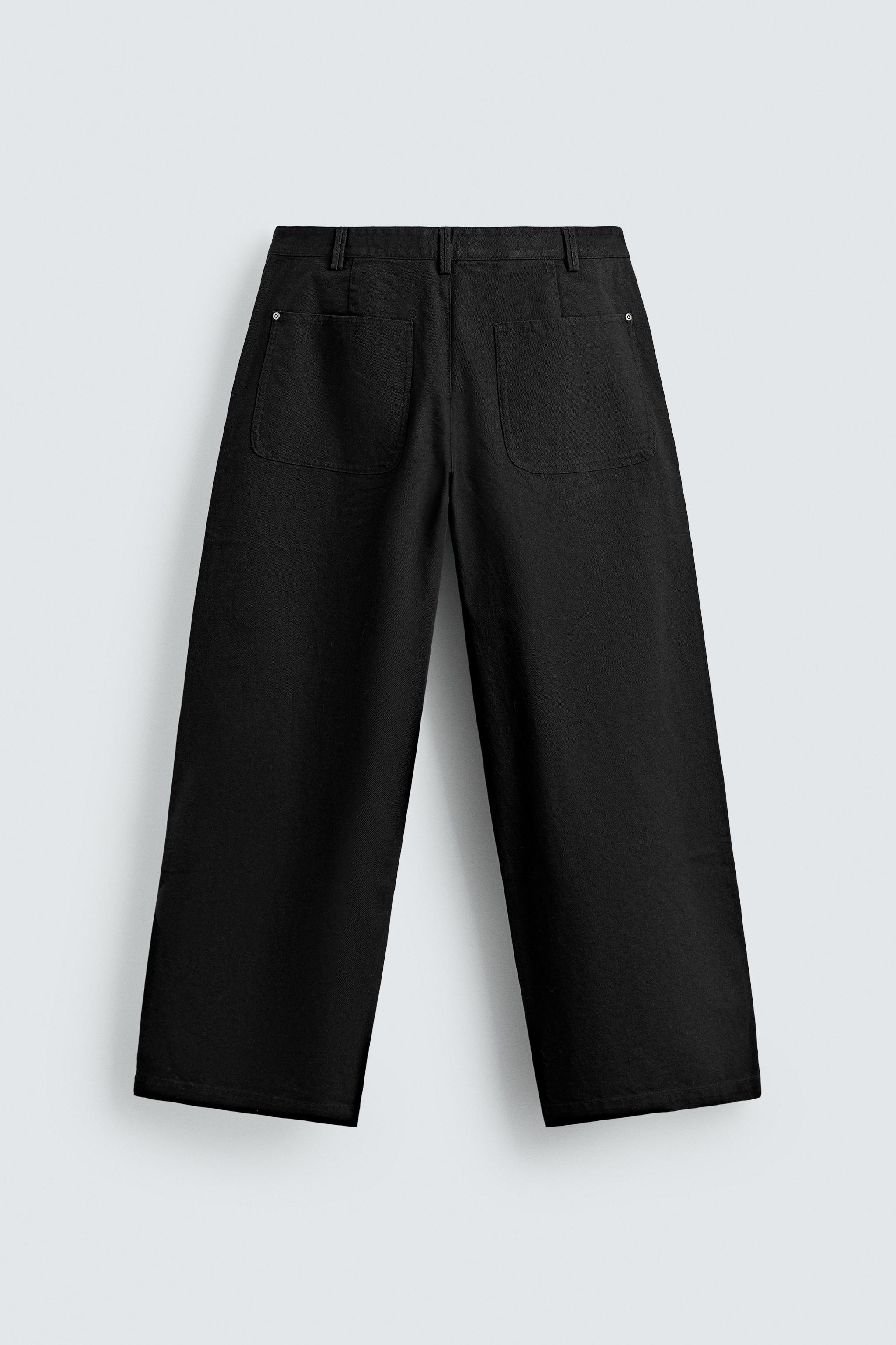WIDE FIT PANTS WITH FIREMAN CLASP