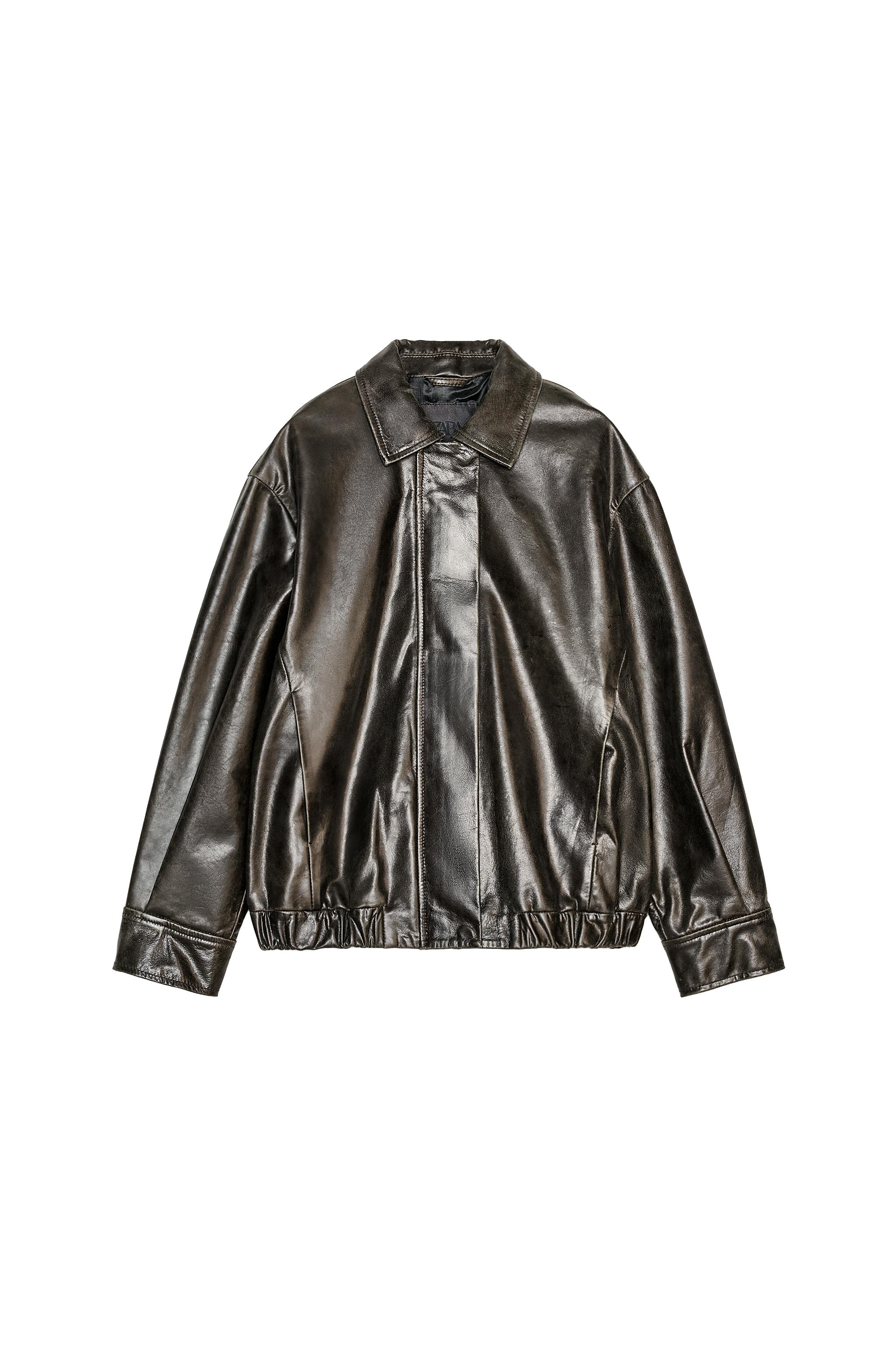 %100 DERİ BOMBER ZW COLLECTION LİMİTED EDİTİON