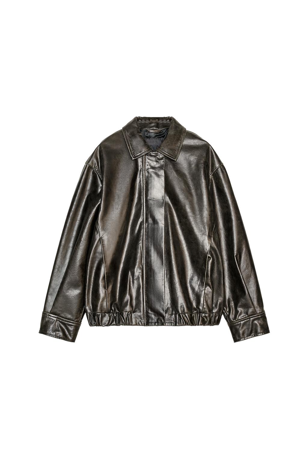 100% LEATHER BOMBER ZW COLLECTION LIMITED EDITION - image 3