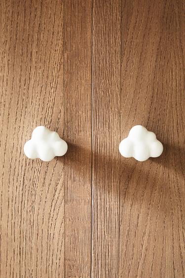 PACK OF CHILDREN'S CLOUD DOOR KNOBS (PACK OF 2) - White by Zara - Image 6
