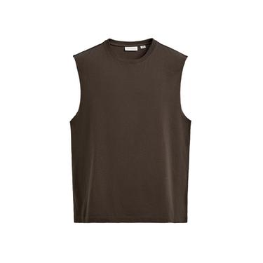 მაისური TANK მსუბუქი წონა თავისუფალი სტილი - Zara-ს Brown