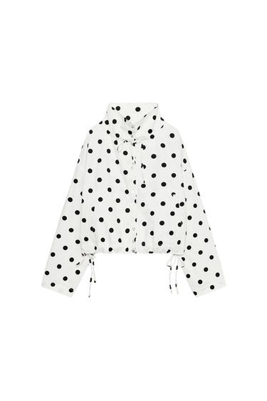 POLKA DOT JACKET - vanilla-black by Zara