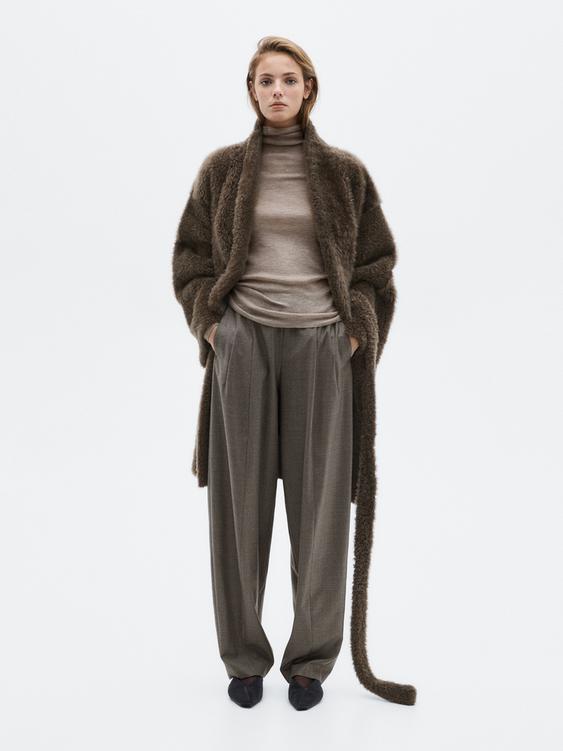 Knit cashmere high neck sweater - LIMITED