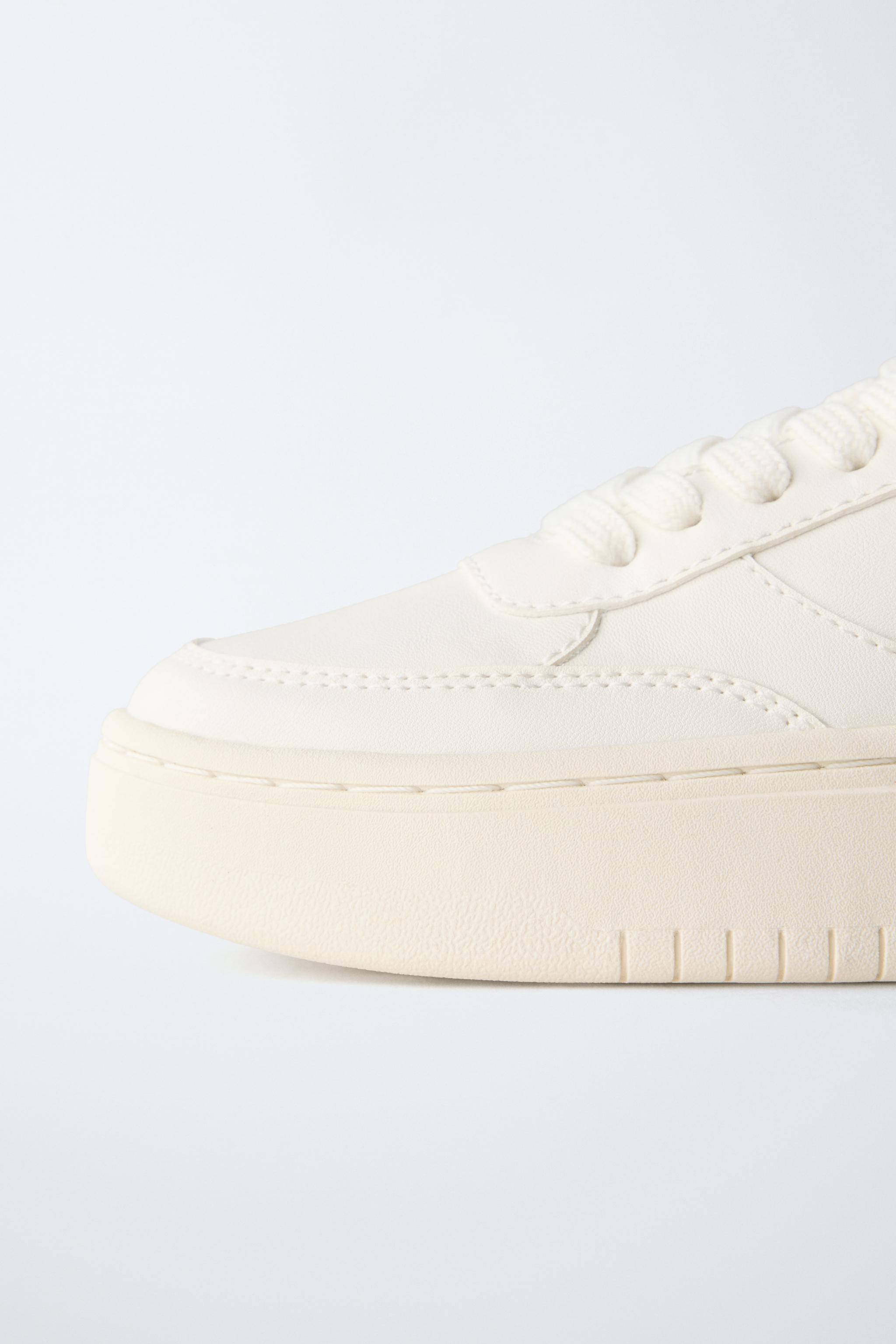 プラットフォームスニーカー - ホワイト | ZARA Japan / 日本