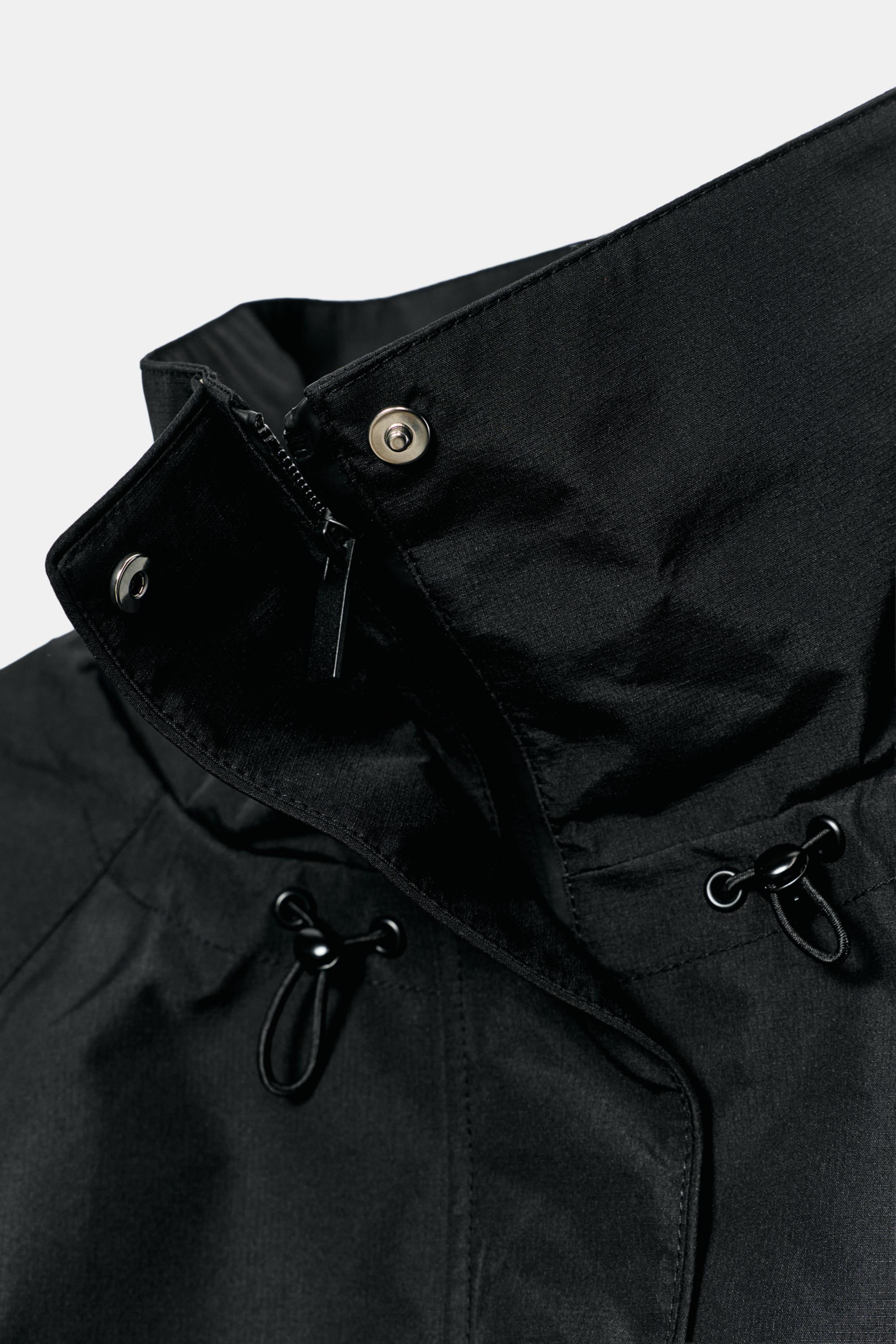 WATER-REPELLENT WINDPROOF LONG JACKET