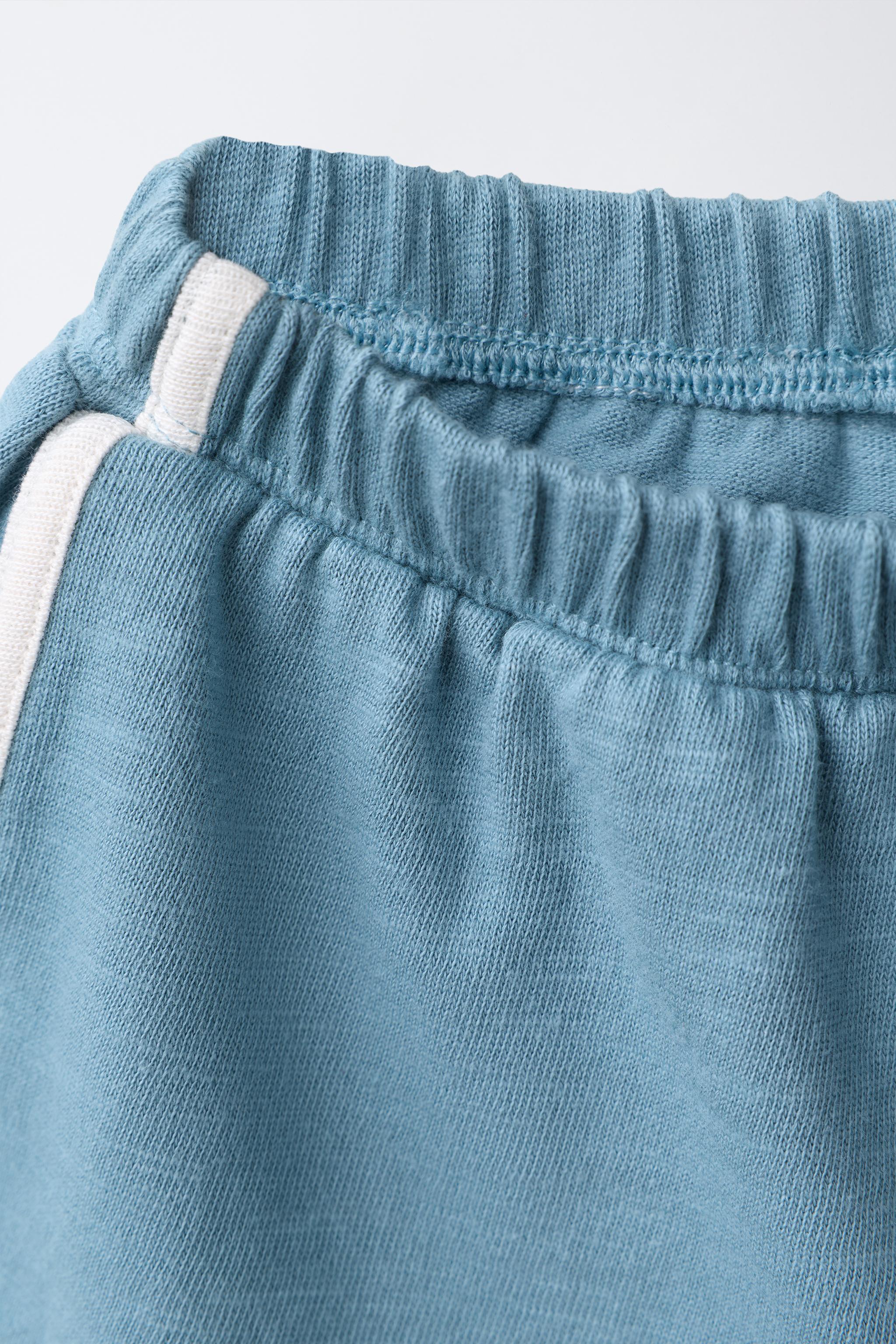 Детские шорты Zara TEXT T-SHIRT AND SHORTS SET — фото 5