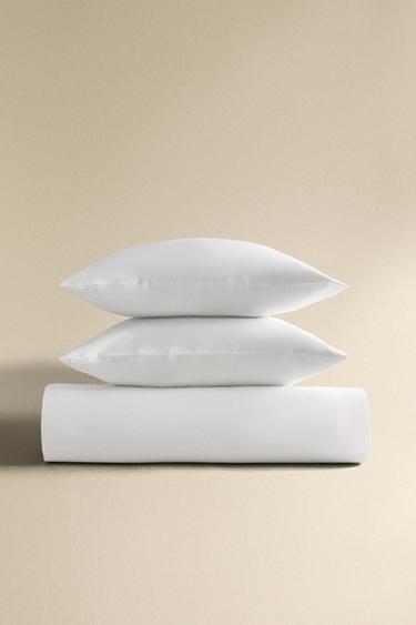 HOUSSE DE COUETTE COTON PERCALE (300 FILS) - Blanc de Zara - Image 5