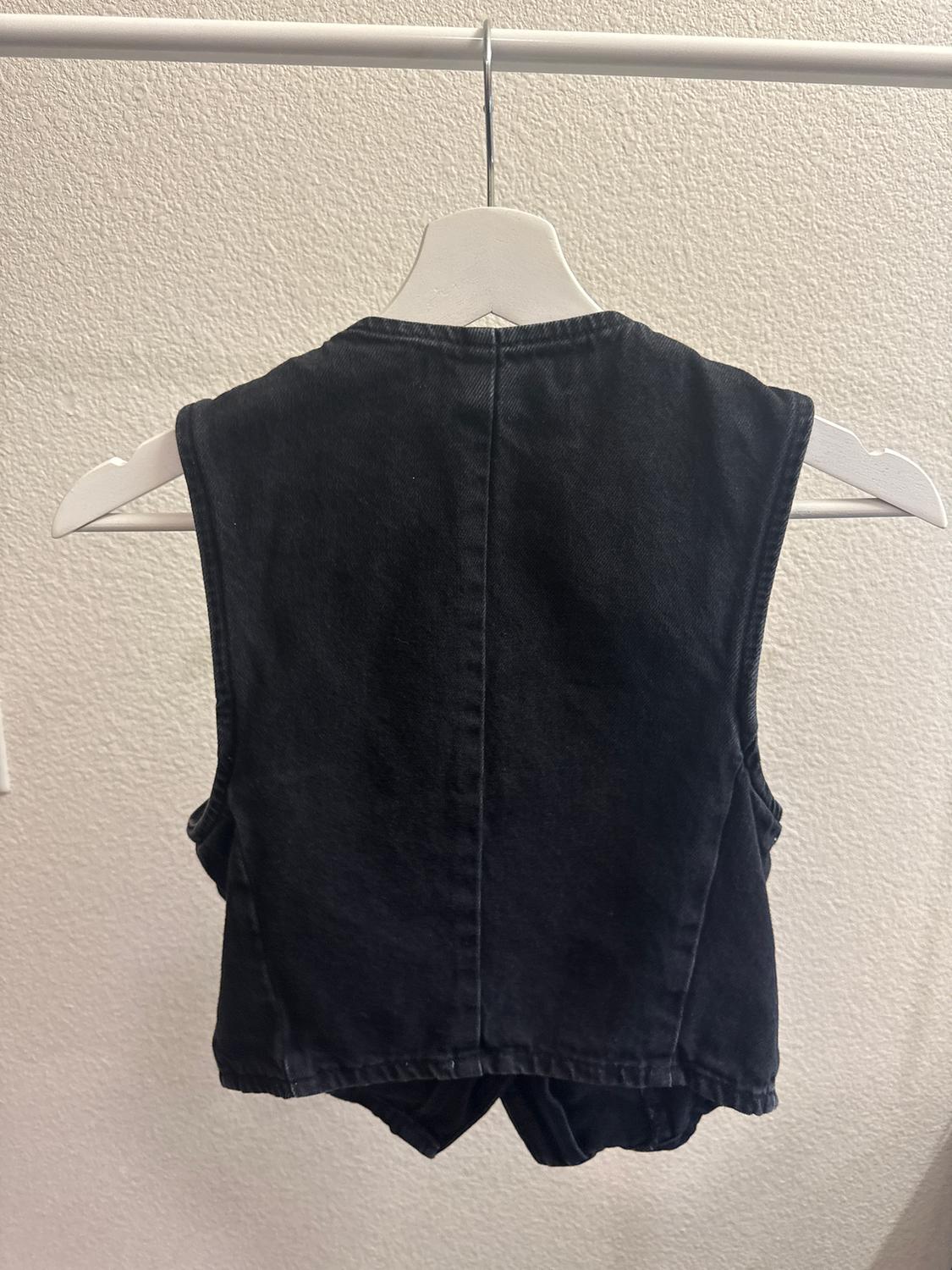 CHALECO Z1975 DENIM CROPPED - Image 2