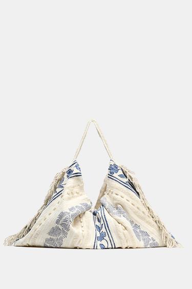 PRINTED SHOPPER BAG - Multicoloured by Zara