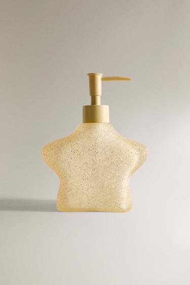 CHILDREN’S GLITTER STAR SOAP DISPENSER - Yellow by Zara - Image 0