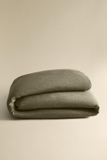 HOUSSE DE COUETTE JERSEY MODAL (140 GXM²) - Vert de Zara - Image 4