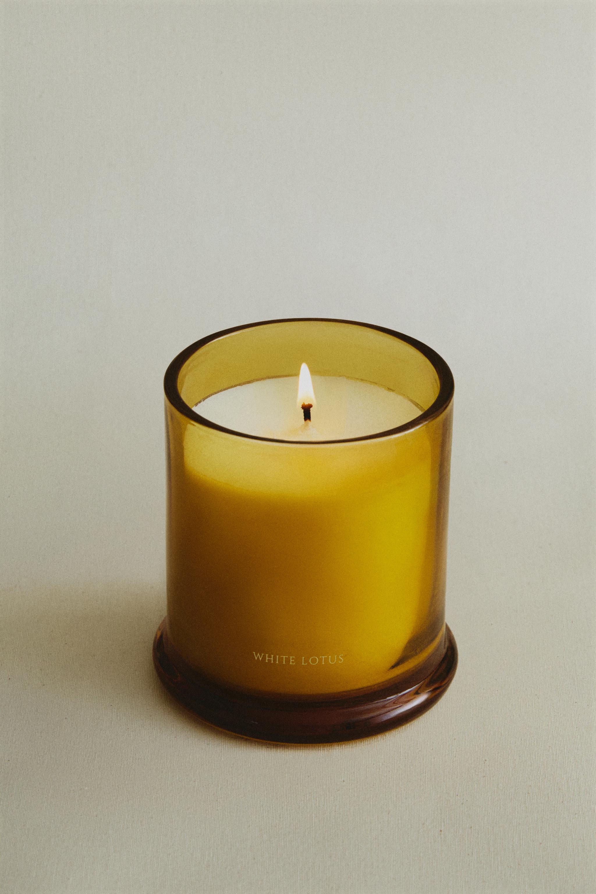(350G) WHITE LOTUS SCENTED CANDLE