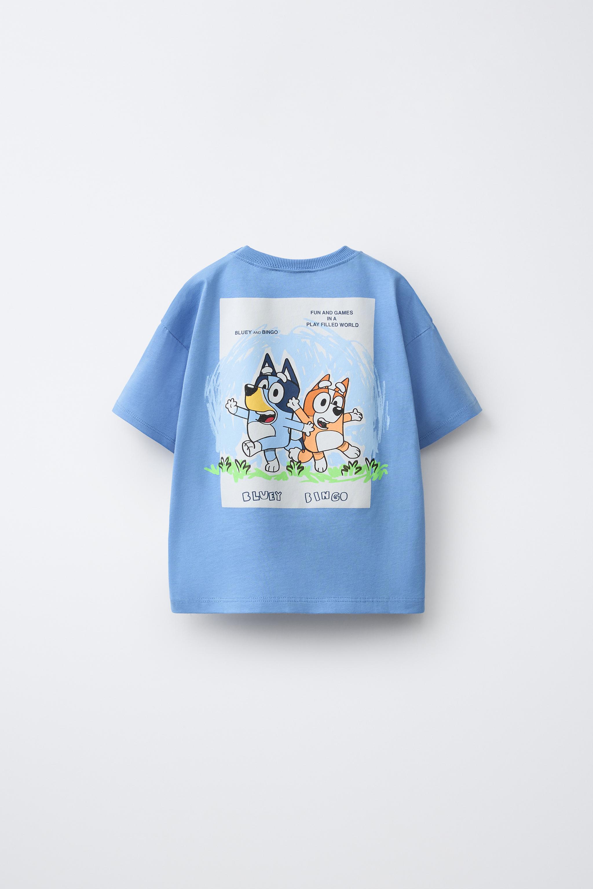 BLUEY © LUDO STUDIO T-SHIRT — Sky blue