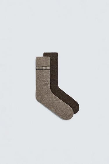 Zara PACK OF 2 COMBINED SOCKS - various
