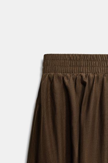 MITTELLANGER ROCK MIT VOLANTS - Braun von Zara