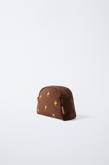SNOOPY PEANUTS™ TOILETRY BAG - Brown by Zara - Image 1