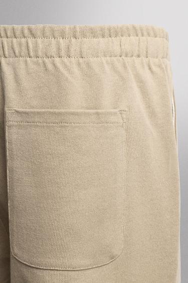 PANTALON DE JOGGING RELAXED FIT HEAVYWEIGHT - Sable de Zara - Image 9