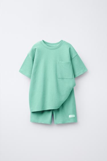 AGE 2-6/ PLAIN PYJAMAS - Green by Zara - Image 0