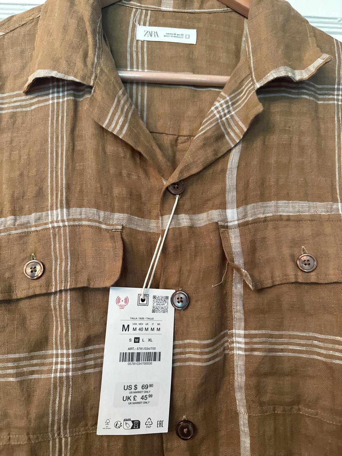 CAMISA LINO - ALGODÓN CUADROS - Image 3