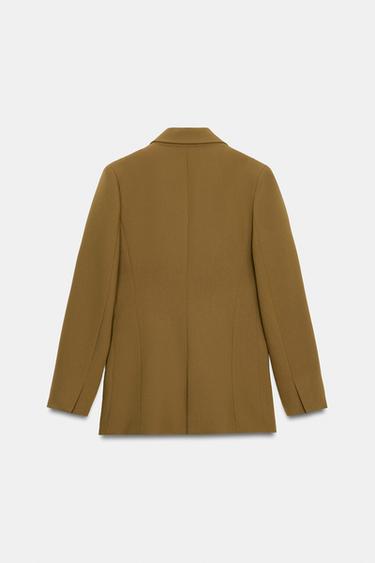 FITTED BLAZER WITH GOLDEN HARDWARE - Oil by Zara - Image 7