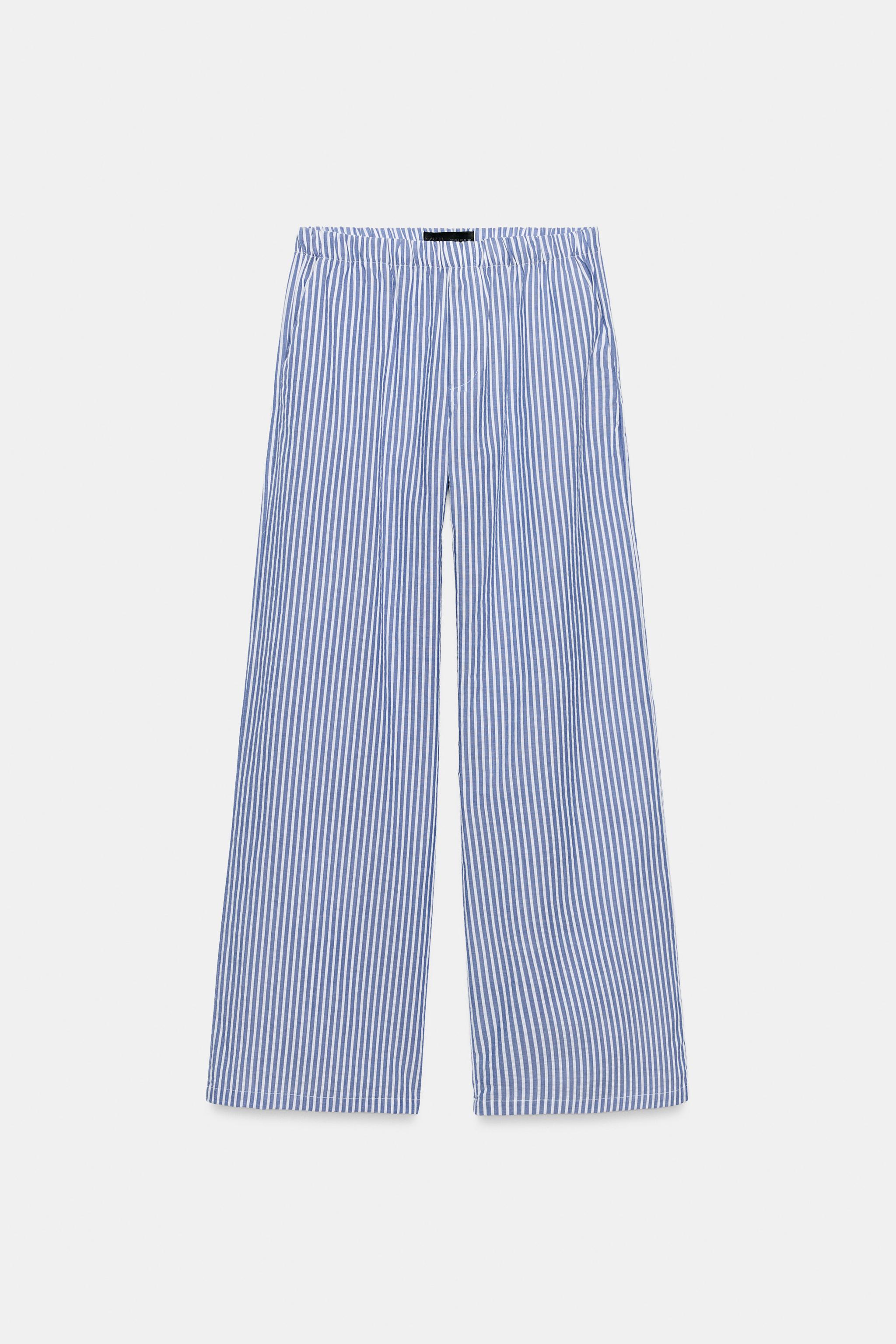 STRIPED PAJAMA PANTS