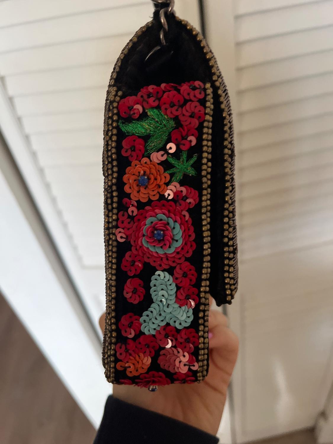 EMBROIDED FLOWER BAG - Image 8