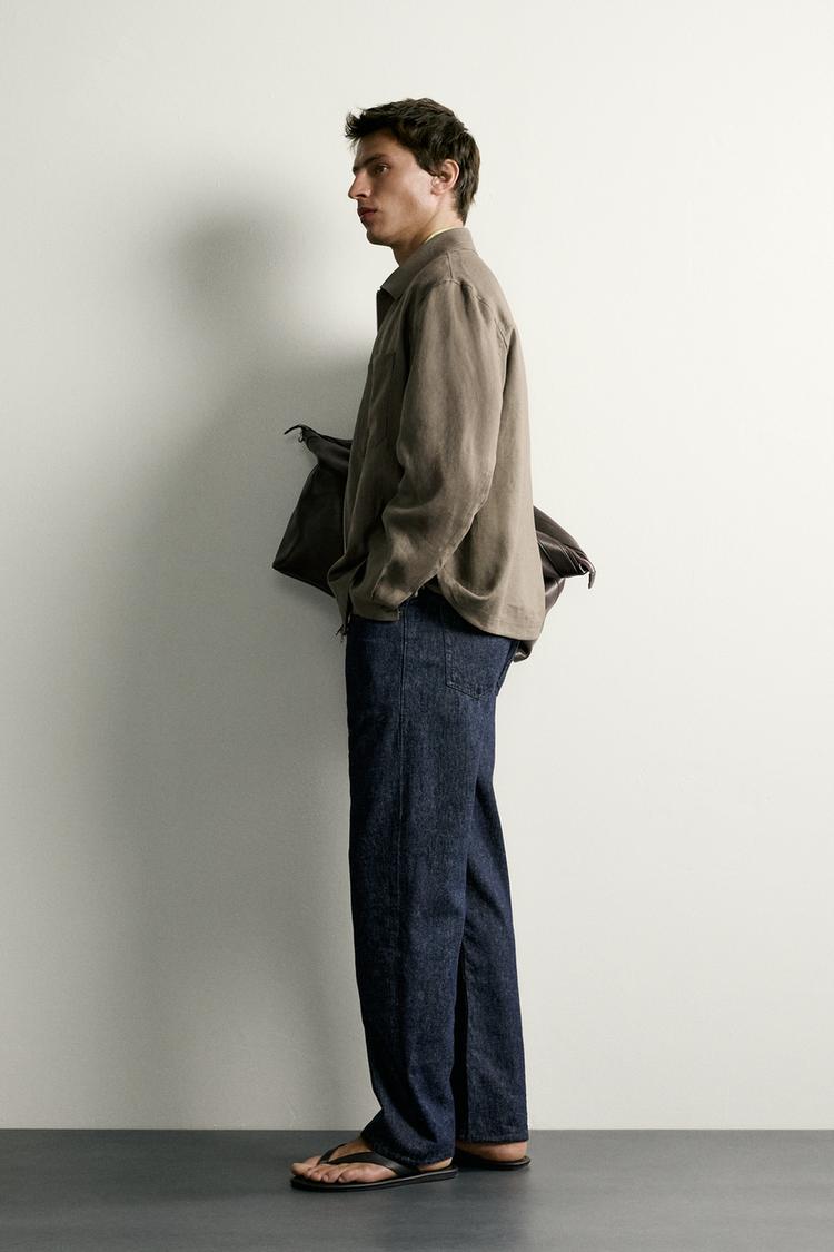 OVERSHIRT 100% LINO CON CIERRE 4