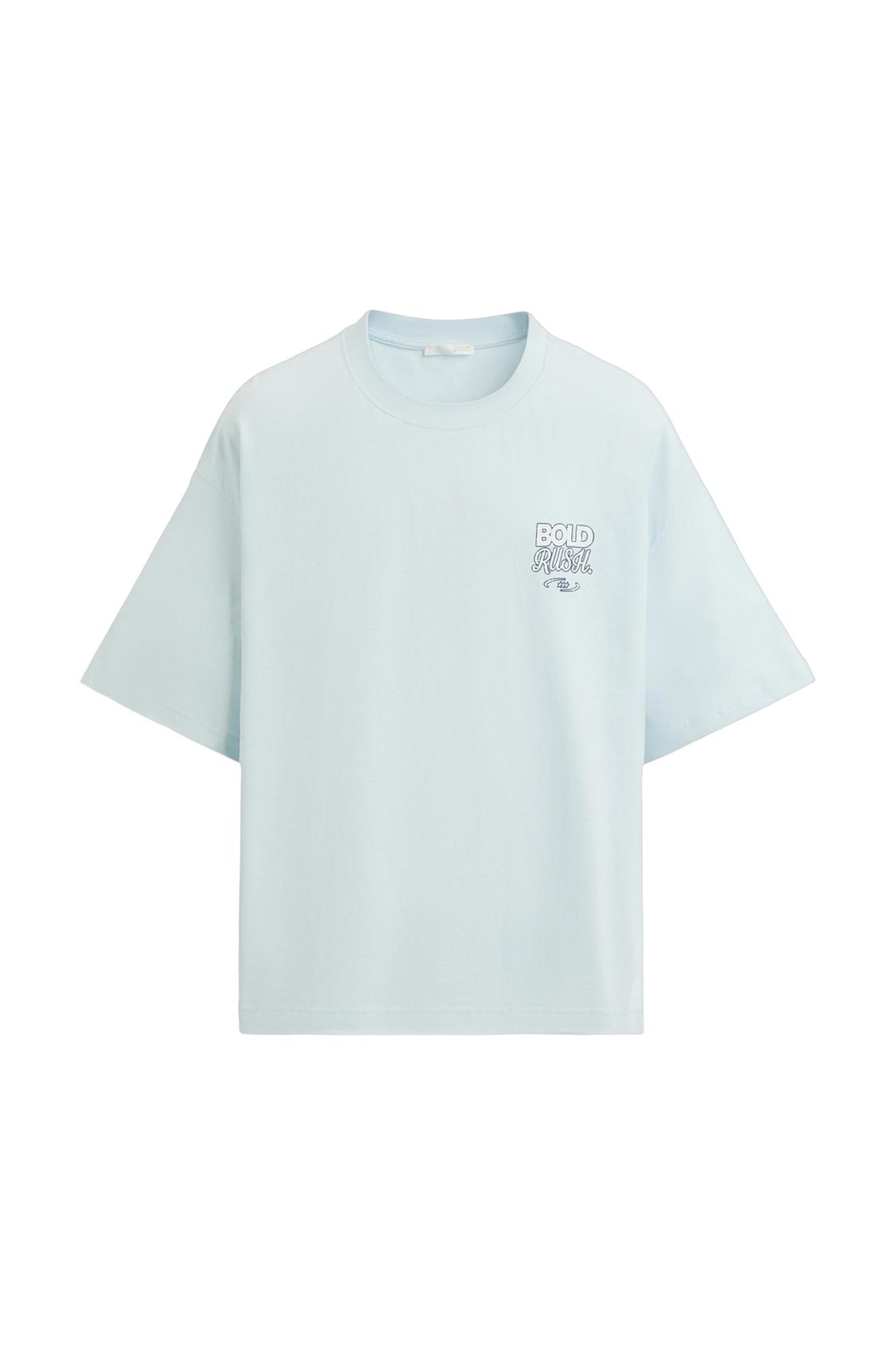 CAMISETA TEXTO ESTAMPADO - Image 4