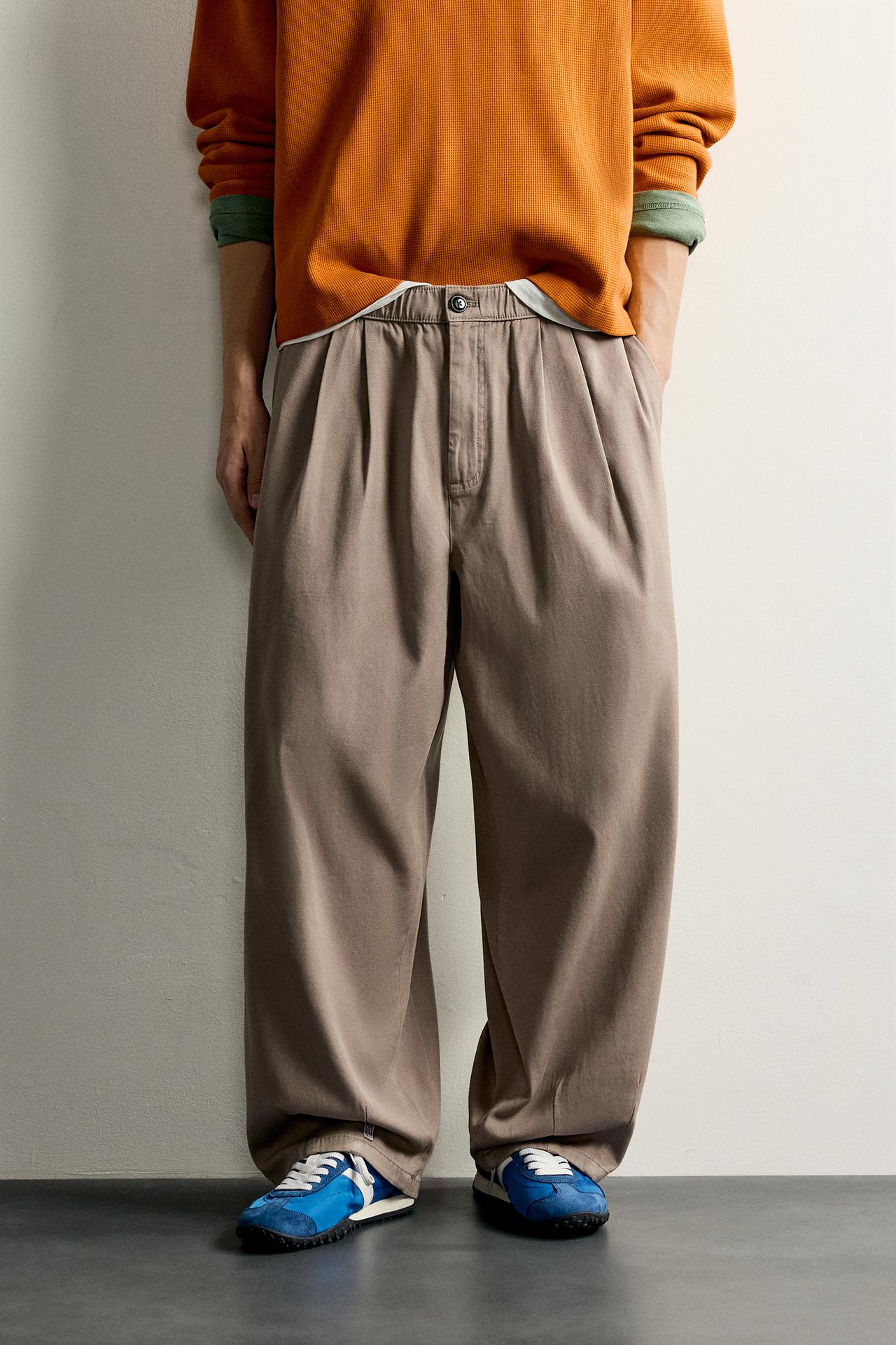 COMFORT BALLOON FIT PANTS — Mink
